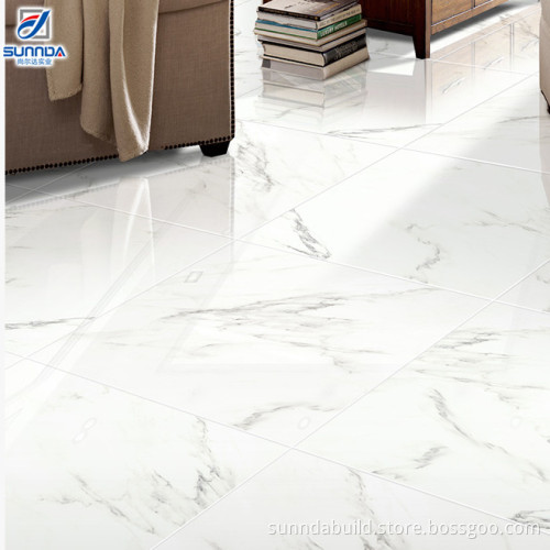interior marble tiles floor design for glazed white cararra marble imitation porcelain flooring tiles